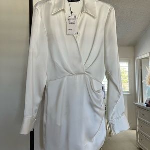 Zara white dress
